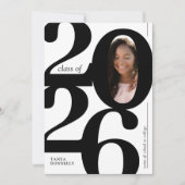 Typografische Fotogradatie Uitnodiging (Voorkant)