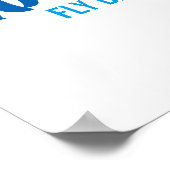 Typografische tekst vrij rond zwemmen poster (Hoek)