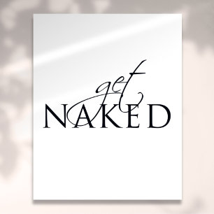 Typografische zwarte en witte voetzool poster