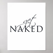 Typografische zwarte en witte voetzool poster (Voorkant)