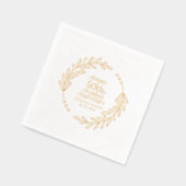 Typographie 50e anniversaire de mariage Couronne d (Gauche)