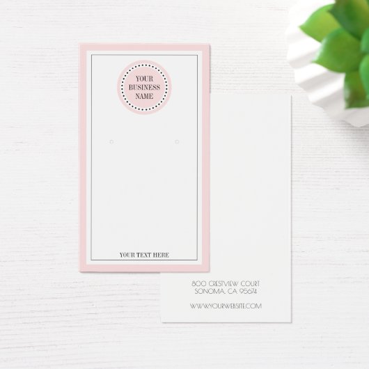 Typographie Arrondi rose Logo Écran de bijouterie (Bureau)