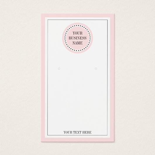 Typographie Arrondi rose Logo Écran de bijouterie (Devant)