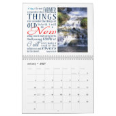 Typographie artistique Calendrier des écritures (Jan 2027)