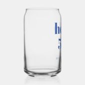 Typographie audacieuse Bleu Moderne 50e anniversai (Droite)