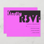 TYPOGRAPHIE Bar Bat mitzvah Réponse (Devant / Derrière)