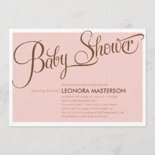 TYPOGRAPHIE BÉBÉ    INVITATION BABY SHOWER
