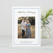 Typographie Bénédictions de Noël Carte photo de va (Debout devant)