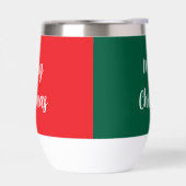 Typographie blanche rouge personnalisée Joyeux Noë (Gauche)