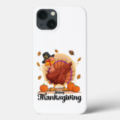 Typographie bon thanksgiving iPhone 13 Coque (Verso)