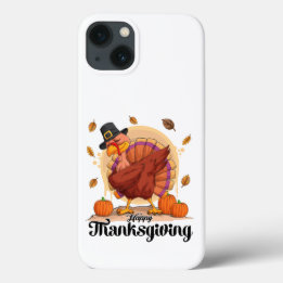 Typographie bon thanksgiving iPhone 13 Coque
