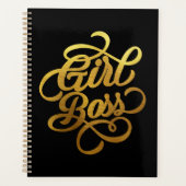 Typographie Boss Girl Gold Foil Noir (Devant)