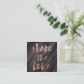 Typographie brossée | Carte de fidélité (Debout devant)