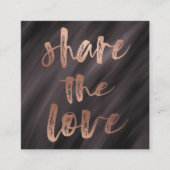 Typographie brossée | Carte de fidélité (Devant)