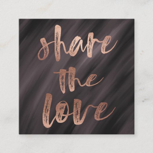 Typographie brossée | Carte de fidélité (Devant)