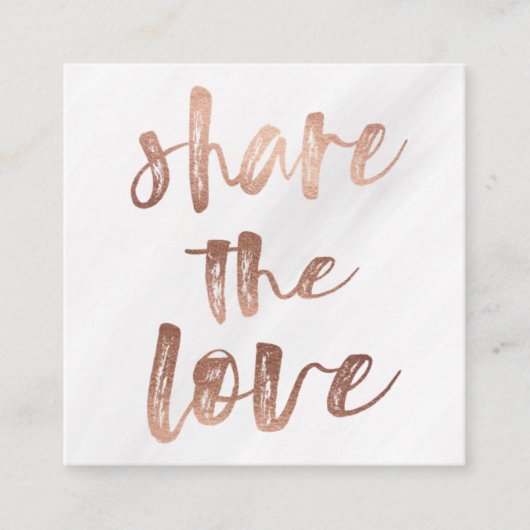 Typographie brossée | Carte de fidélité (Devant)