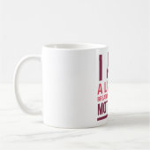 Typographie Café Mug (Gauche)