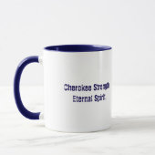 Typographie Cherokee Spirit Mug (Gauche)