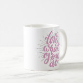 Typographie Citation Inspiration Mug (Devant droit)