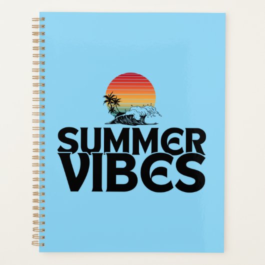 TYPOGRAPHIE CITATIONS VACANCES PLAGE VIBES ÉTÉ (Devant)