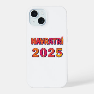 Typographie colorée du festival "NAVRATRI 2025"