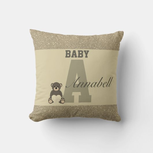 Typographie coussins personnalisés (Recto)