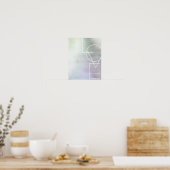 typographie d'amour moderne chic poster art mur (Cuisine)