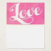 typographie d'amour vintage (Devant & derrière)