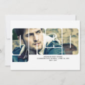 Typographie de 2e année Faire-part de diplôme de p (Devant)