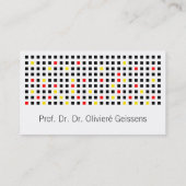 Typographie de carte de visite (Dos)