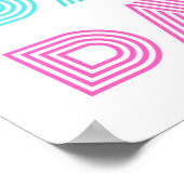 Typographie de danse rétro - Art mural motivant (Coin)