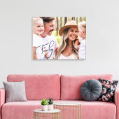 Typographie de famille Portrait Grande toile Impre (Insitu(Salon))