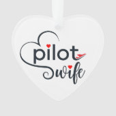 Typographie de femme de pilote & Avion Simple,Mini (devant)