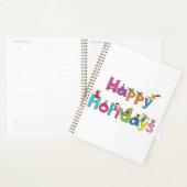 Typographie de figures bâtons pour joyeuses fêtes (Devant avec enveloppe)