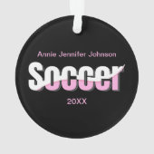 Typographie de football Art moderne Swish Abstrait (dos)