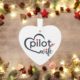 Typographie de la femme pilote et avion Simple, mi