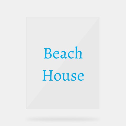 Typographie de la maison de plage Calligraphie Tex (Recto)