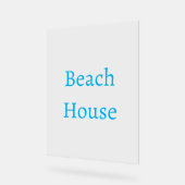 Typographie de la maison de plage Calligraphie Tex (Angle)