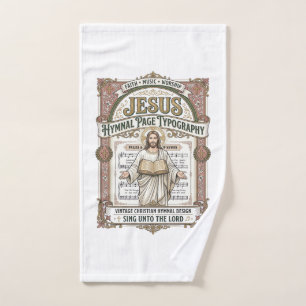 Typographie de la page de l'hymne Jésus Page de l'