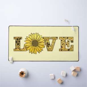Typographie de l'amour du tournesol
