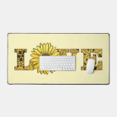 Typographie de l'amour du tournesol (Clavier et souris)