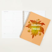 Typographie de l'humeur d'automne feuille d'érable (Devant avec enveloppe)