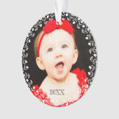 Typographie de l'ornement de Noël (devant)