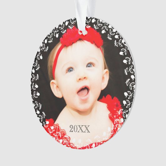 Typographie de l'ornement de Noël (devant)