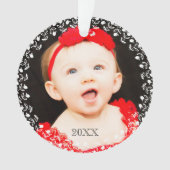 Typographie de l'ornement de Noël (devant)