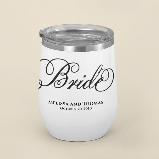 Typographie de mariée mariage Script Tumbler perso