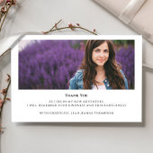 Typographie de Merci minimaliste simple moderne