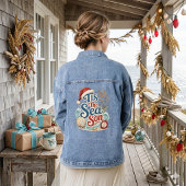 Typographie de Noël Côtière C'est la Saison de la