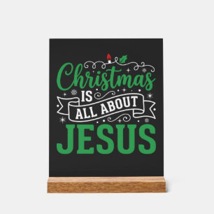 Typographie de Noël, tout est question de Jésus