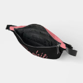 Typographie de nom rose noir et chaud (Ouvrir)